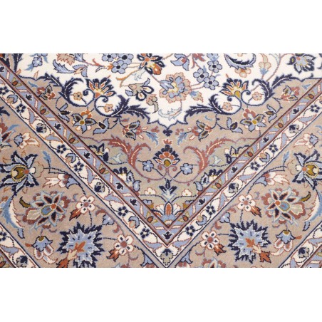 Tappeto Kashan Persia beige bianco 200x285
