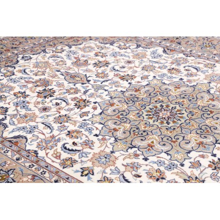Tappeto Kashan Persia beige bianco 200x285