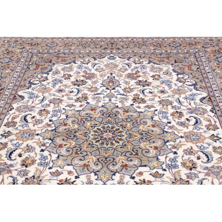 Tappeto Kashan Persia beige bianco 200x285