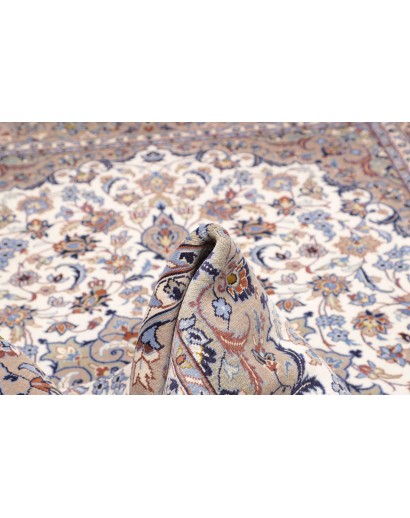 Tappeto Kashan Persia beige bianco 200x285