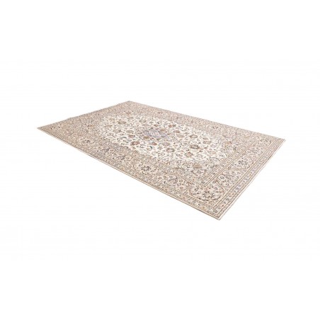 Tappeto Kashan Persia bianco grigio 193x292