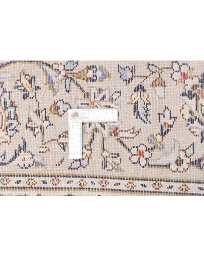 Tappeto Kashan Persia bianco grigio 193x292