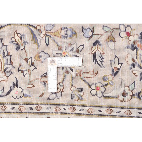 Tappeto Kashan Persia bianco grigio 193x292