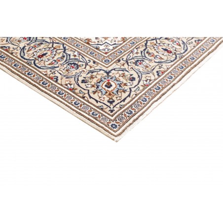 Tappeto Kashan Persia bianco grigio 195x292