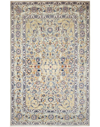 Tappeto Kashan Persia bianco 205x323