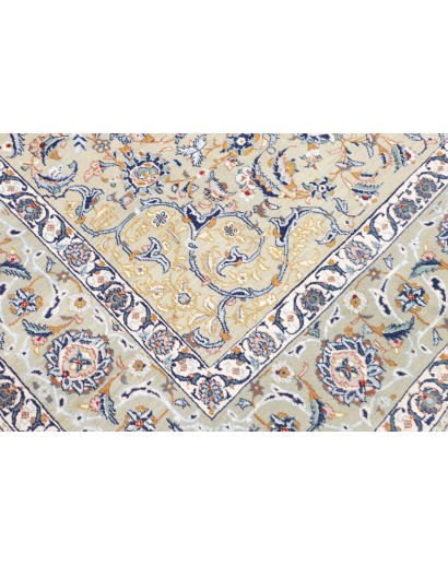Tappeto Kashan Persia bianco 205x323