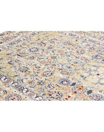 Tappeto Kashan Persia bianco 205x323