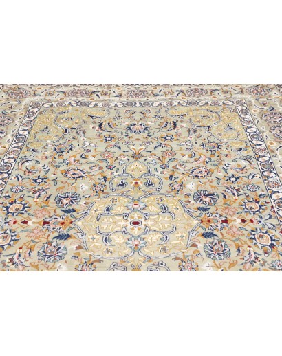 Tappeto Kashan Persia bianco 205x323