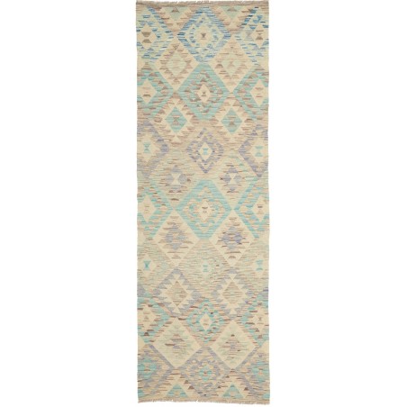 Tappeto Kilim Afghanistan beige grigio 81x243