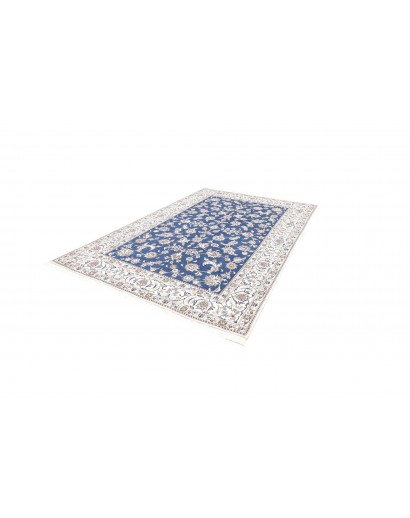 Tappeto Nain Kashmar Persia blu 197x297
