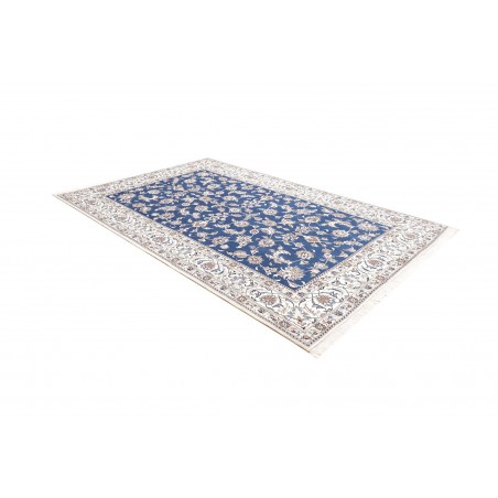 Tappeto Nain Kashmar Persia blu 197x297