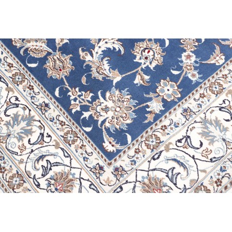 Tappeto Nain Kashmar Persia blu 197x297