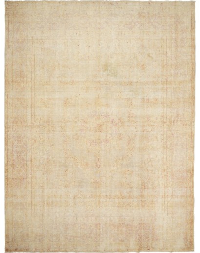 Tappeto Vintage Persia marrone giallo 290x385