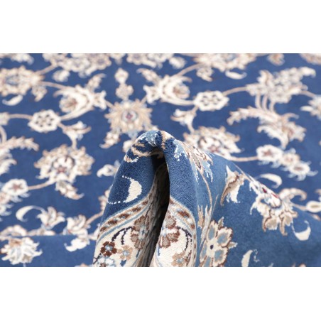 Tappeto Nain Kashmar Persia blu 197x297