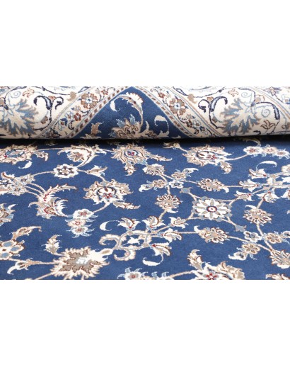 Tappeto Nain Kashmar Persia blu 197x297