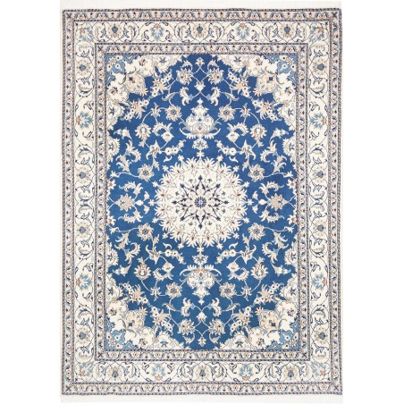 Tappeto Nain Kashmar Persia blu 163x236