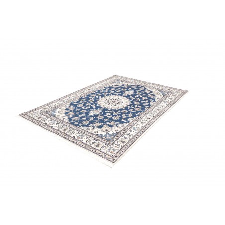 Tappeto Nain Kashmar Persia blu 163x236
