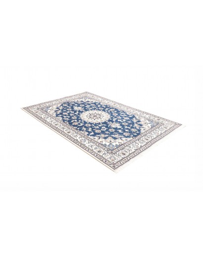 Tappeto Nain Kashmar Persia blu 163x236