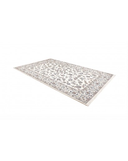 Tappeto Nain Kashmar Persia bianco azzurro 200x312
