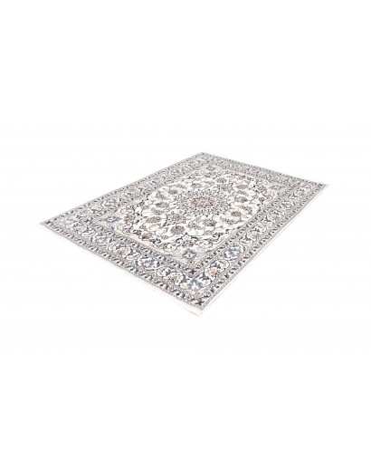 Tappeto Nain Kashmar Persia beige azzurro 142x203