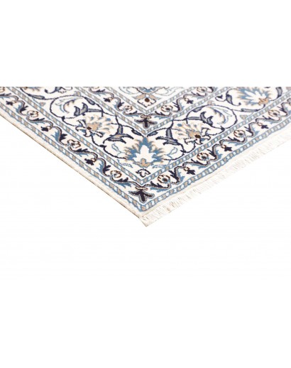 Tappeto Nain Kashmar Persia beige azzurro 142x203