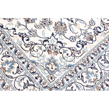 Tappeto Nain Kashmar Persia beige azzurro 142x203