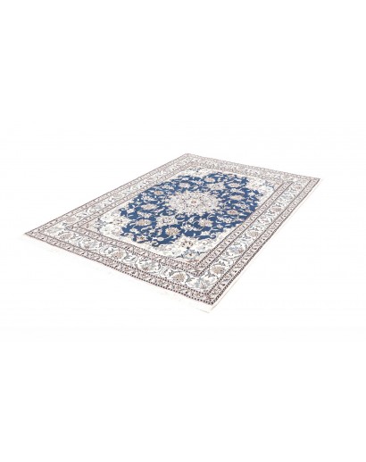 Tappeto Nain Kashmar Persia blu 150x210