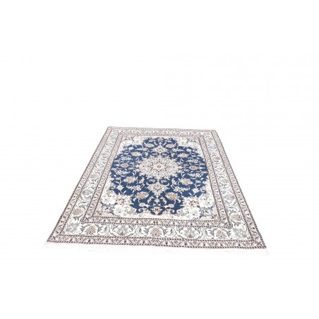 Tappeto Nain Kashmar Persia blu 150x210