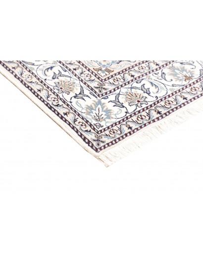 Tappeto Nain Kashmar Persia blu 150x210