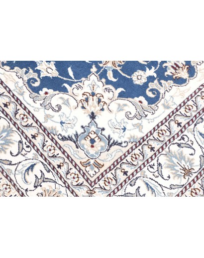 Tappeto Nain Kashmar Persia blu 150x210