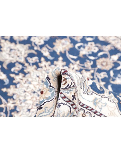 Tappeto Nain Kashmar Persia blu 150x210
