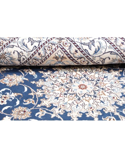 Tappeto Nain Kashmar Persia blu 150x210