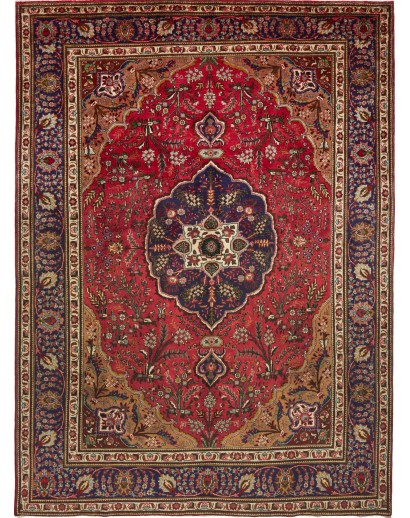 Tappeto Tabriz Persia marrone 250x342