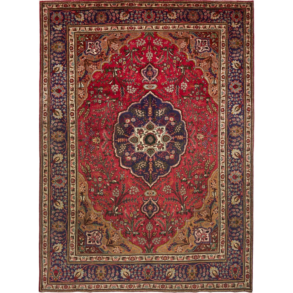 Tappeto Tabriz Persia marrone 250x342 Tappeto Tabriz Persia marrone 250x342