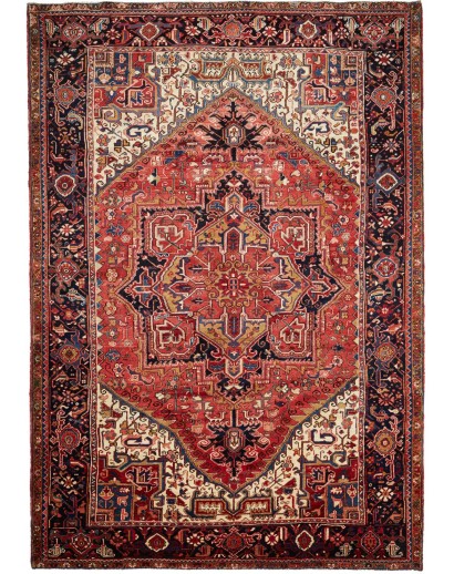 Tappeto Gorawan Persia marrone giallo 232x335