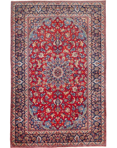Tappeto Nadjafabad Persia marrone bianco 212x331