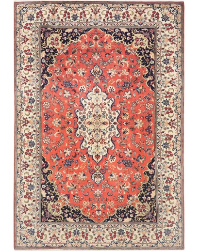 Tappeto Kashan Persia marrone grigio 196x293