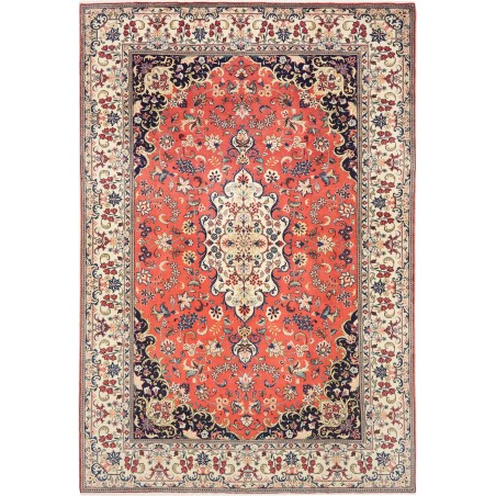 Tappeto Kashan Persia marrone grigio 196x293