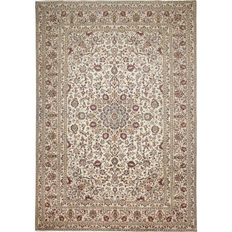 Tappeto Kashan Persia beige verde 248x358