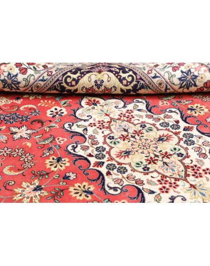 Tappeto Kashan Persia marrone grigio 196x293