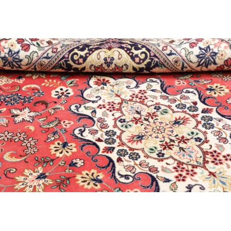 Tappeto Kashan Persia marrone grigio 196x293