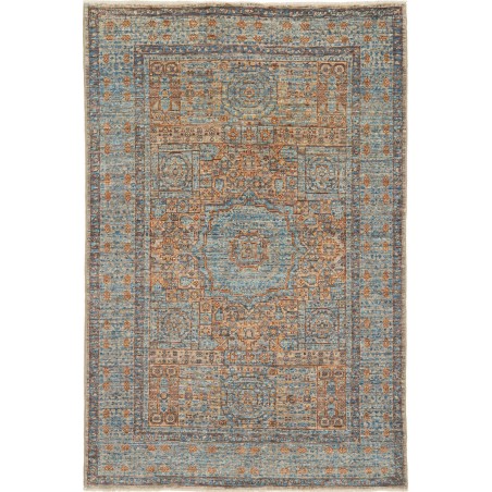 Tappeto Mamlouk Pakistan bianco grigio 99x152
