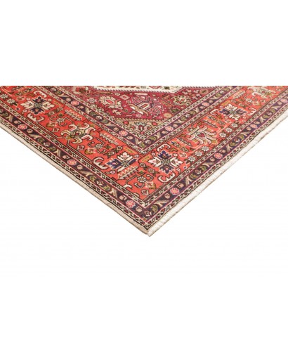 Tappeto Tabriz Persia rosso giallo 200x300