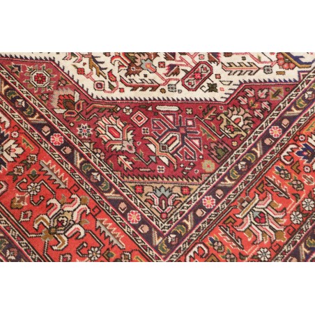 Tappeto Tabriz Persia rosso giallo 200x300