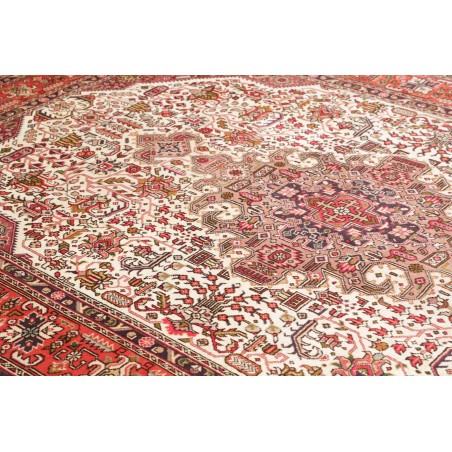 Tappeto Tabriz Persia rosso giallo 200x300