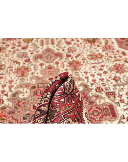 Tappeto Tabriz Persia rosso giallo 200x300