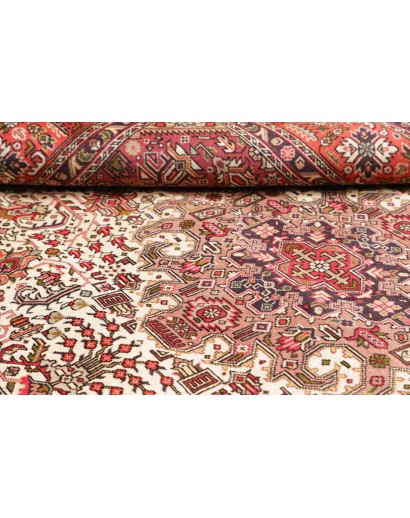 Tappeto Tabriz Persia rosso giallo 200x300