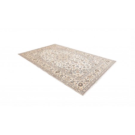 Tappeto Kashan Persia bianco grigio 200x304