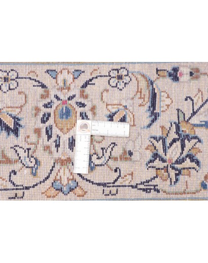 Tappeto Kashan Persia bianco grigio 200x304