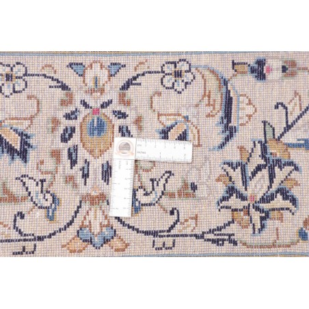 Tappeto Kashan Persia bianco grigio 200x304